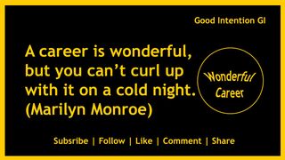 Quotes | Wonderful Career | Speak to Your Heart @goodintentiongi ​