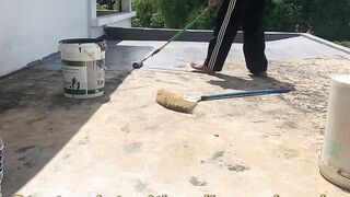 Waterproofing rooftop _ leaking issue solved