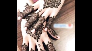 Mehndi design.