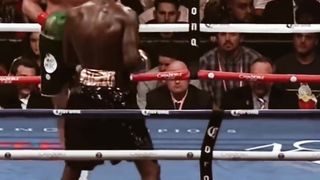The momment when everyone thought deontay wilder had knocked out tyson fury
