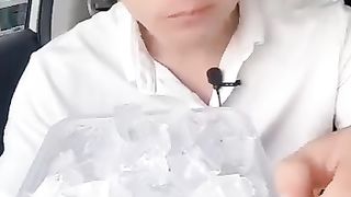 Asmr ice eating sounds