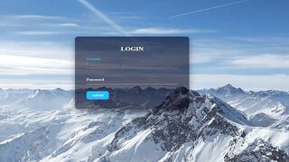 Animated Transparent Login form | Pure CSS Label Slide Up on Focus | HTML&CSS Tutorials