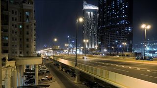 Street Traffic Cars City Night View Car