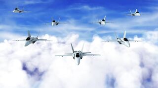 Fighter Jet Team work