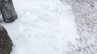 # Snow in Montreal Canada very nice