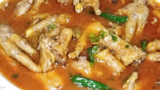 Murghi k panje recipe - murghi k panje k faiday  - چکن پنجے بنانے کا طریقہ - Chicken Recipe