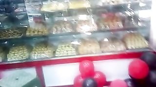 Welcome event of shop