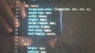 Web page designing. Facebook clone