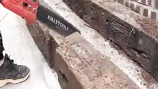 Recycling Of Railway Sleepers -- Build A Table Out Of 123-Year-Old Railroad Sleepers