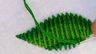 Wonderfull Leaf ????????????Design|New Leaf Design/ Hand Embroidery/embroidery patterns for beginners