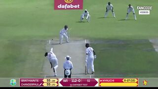 West indies vs zimbabwe 1st test day 2 highlights