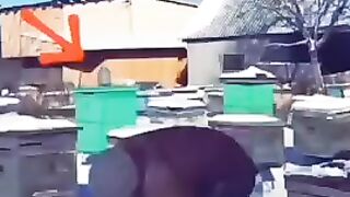 Слега испугался