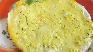 Яичница с творогом