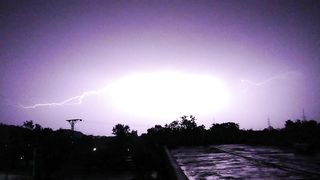 Scary lightning ⚡⚡⚡ at nigh