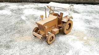 How to make tractor with clapboard