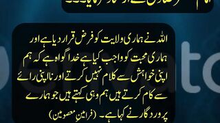 Wilayat Farz Hai | Quotes of Masumeen