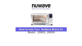 NUWAVE Bravo Air Fryer Toaster Smart Oven