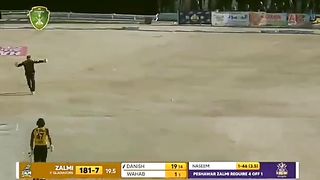 Iftikhar Smash Wahab Riyaz 6 Sixes In One Over