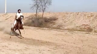 Horse riding