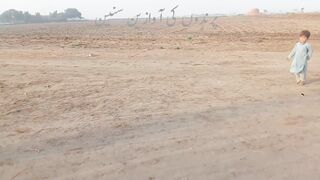 Aaj mera beta subha subha le aaya ground khel ne k liye