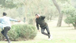Popping Gaint Balloon prank