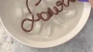 Chocolate_Writing_Hack_#shorts