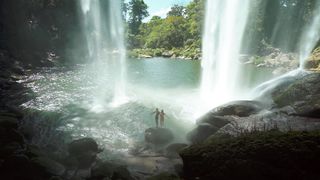 Beautiful View of Water Falls