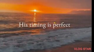 His timing is perfect