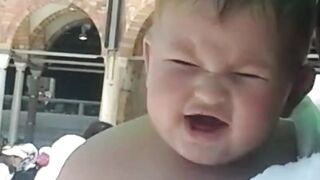 Cute baby in ahram
