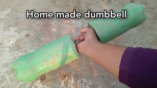 Home made dumbbell