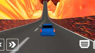Wall Of Lava Volcano Cars 3D! Today Release game #febspot