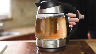 hefman Electric Kettle w/Temperature Control, Removable Tea Infuser, 5 Presets LED Indicator Lights
