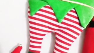 Pet Christmas Dress Up Dog Christmas Hat Pet Funny Striped Clown Hat Dog Christmas Ornaments Pet Headgear Supplies Accessories