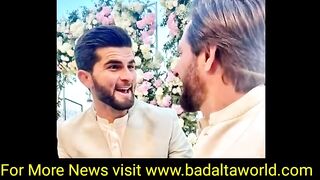 Ansha Afridi Shaheen Afridi and Ansha Afridi Shaheen Afridi wedding Shaheen and Ansha Shaheen