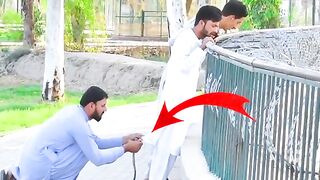 Fake snake prank