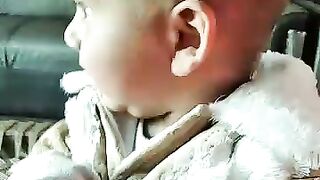Baby playing