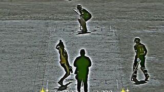 Ameer Jamal Hits the wicket