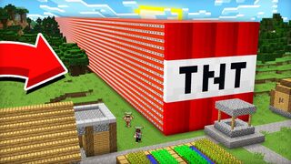 Я взорвал самыю длинную динамит в Майнкрафт /Компот Minecraft