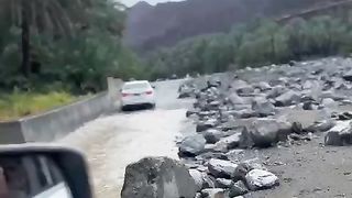 Raining