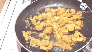 Chicken for chicken paratha roll/ marinated chicken