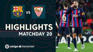 Highlights FC Barcelona vs Sevilla FC(3-0)