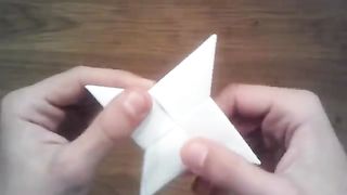 How To Make a Paper Ninja Star (Shuriken) - Origami