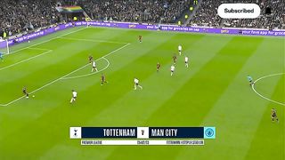 Totenhm 1-0 Man city