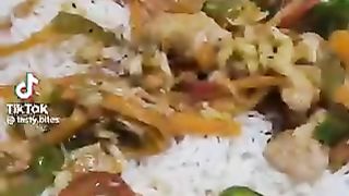 Chikan with rice