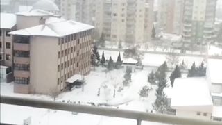 Snow fall in Turkey