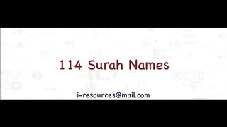 114 surah Names