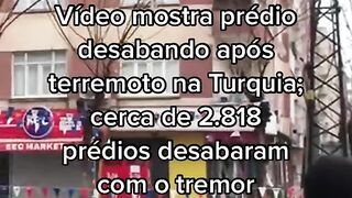 Desastres na Turquia, que Deus conforte a família