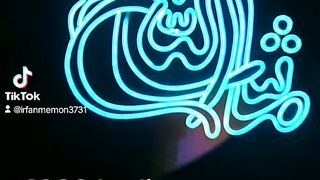 masAllah neon sign