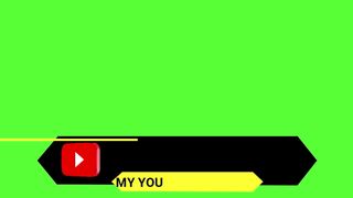How To Green Screens Subscribe | 3D Button | Animation Free Download
