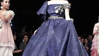 Girls look like queen in navy blue colour
